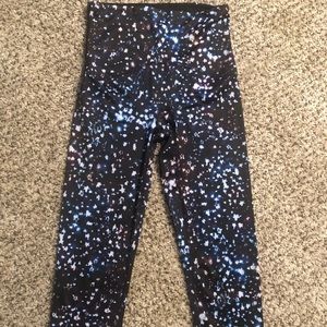 Spanx Compression Printed Active Cropped Legging